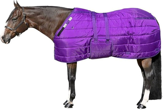 Dura-Nylon V-Free Horse Stable Blanket | Custom Fit & Breathable Winter Horse Sheet | Medium Weight Horses Blankets