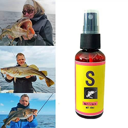 Scent Fish Attractants for Baits - 60ml Natural High Concentration Fish Bait, Safe & Effective Fish Bait Attractant Enhancer Liquid, Practical Anglers Fishing Equipment Accessories - color: 1 PCS