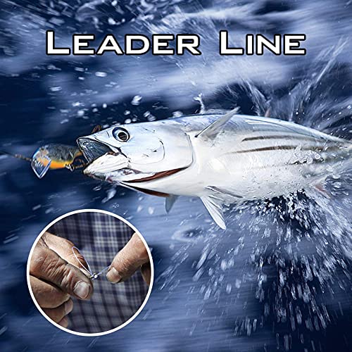KastKing DuraBlend Monofilament Leader Line - Premium Saltwater Mono Leader Materials - Big Game Spool Size 120Yds/110M - size: 20 LB (Wound on Spool) 0.40mm