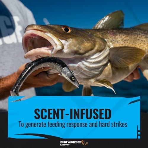 Savage Gear Sandeel - color: Green Back, size: 7 in - 2 1/3 oz
