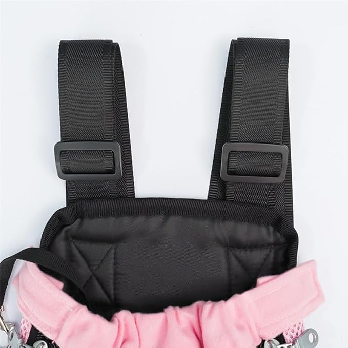 Portable Pet Carrier Backpack, Adjustable Pet Front Cat Dog Carrier Backpack Travel Bag for Small Medium Dogs Cats Puppies, Cat Backpack Carrier for Hiking Cycling (F, S)