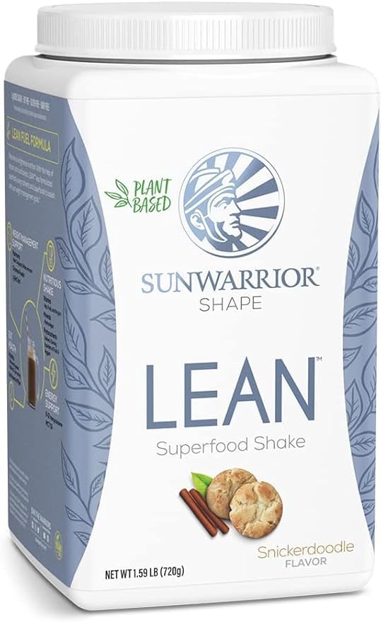 Meal Replacement Shake Vegan Protein Superfood Shake Meal Replacement Organic Protein Supplement | Gluten Free Non-GMO Dairy Free Sugar Free Low Carb Plant Based Protein | Snickerdoodle 20 Servings | Shape Lean by Sunwarrior