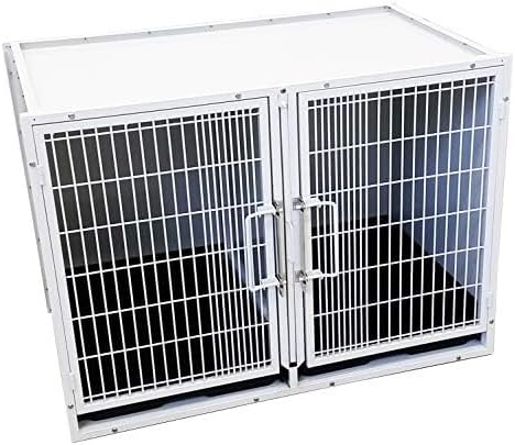 43" W x 32" H x 26" D Large Powdercoated Cage Bank