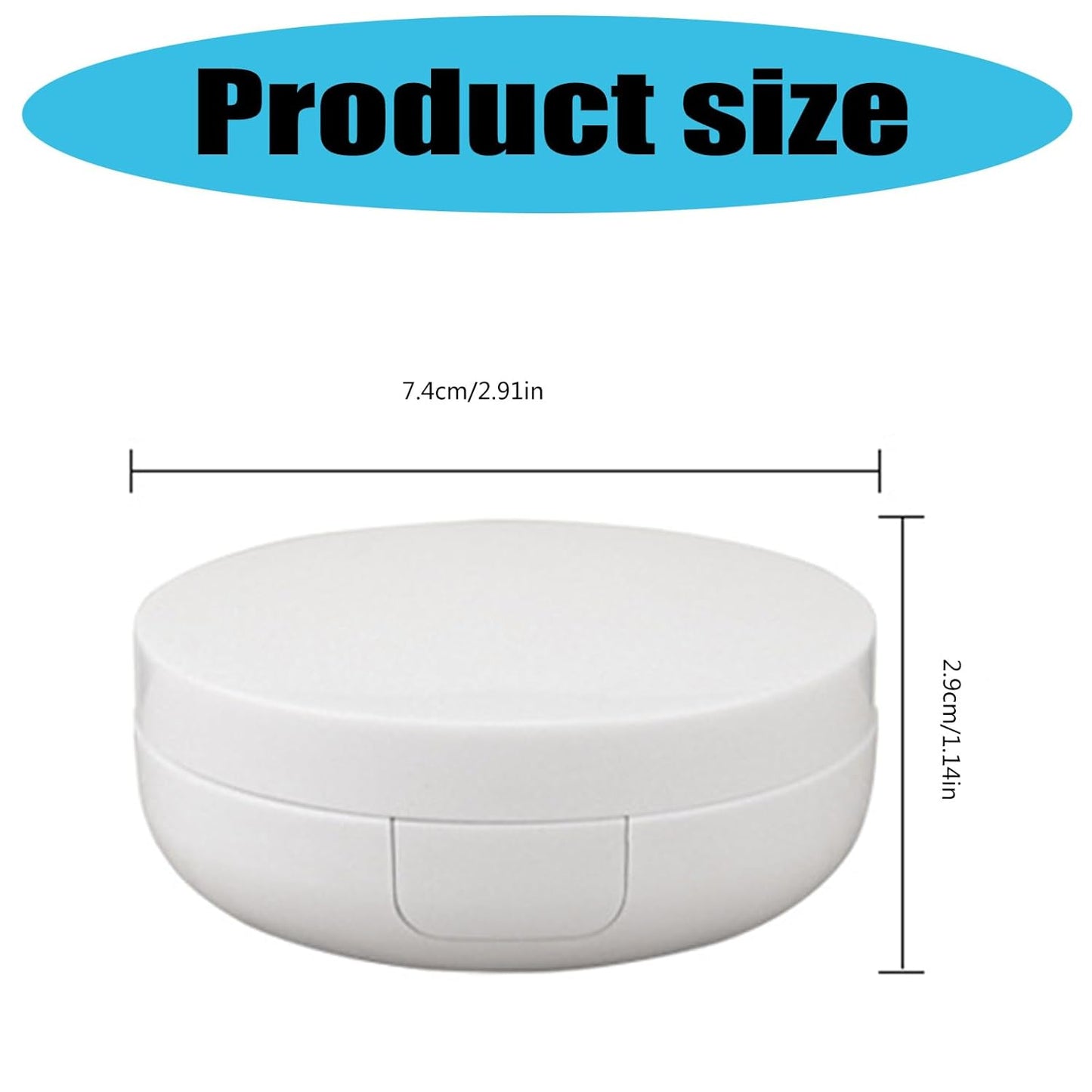10PCS Leakproof Air Cushions Boxes 15g Empty Cosmetic Containers Makeup Packaging Refillable Cases Air Cushions Compact Case