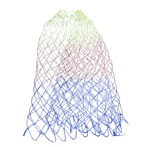 Folding Nylon Landing Dip Net Replacement Fishing Landing Meshs Net for Freshwaters Saltwater Fishing Net Easy to Use - size: 50cm