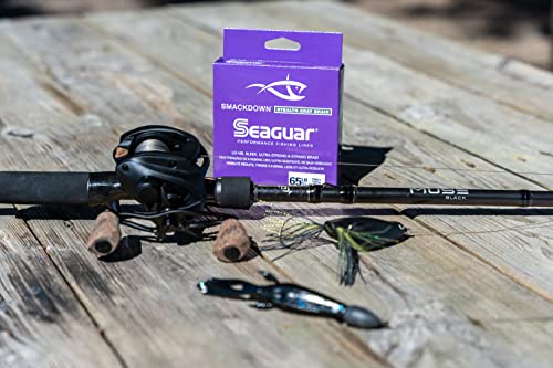 Seaguar Smackdown Low Visibility Braided Fishing Line, Stealth Gray, Multiple Sizes - size: 10lbs/300yds