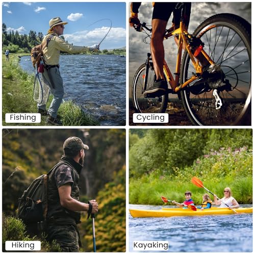 Pristis Half-Finger Fishing Gloves, UPF 50+ Breathable Quick Drying Fingerless Sun Gloves for Women Men, Fly Fishing Hunting Paddling Sailing Kayaking Hiking Canoeing Cycling - color: Canyon CAMO, size: S - M