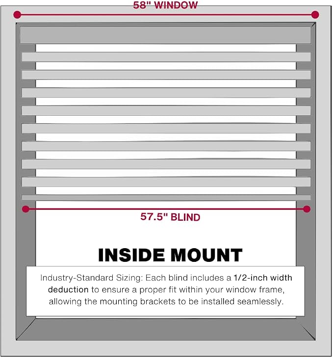 LOTUS & WINDOWARE Cordless Mini Blind, Window Blinds