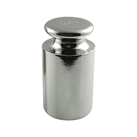 American Weigh Scales Calibration Weight for AWS Digital Scale, Chrome Plated, Carbon Steel, 500G(Chrome Finish)