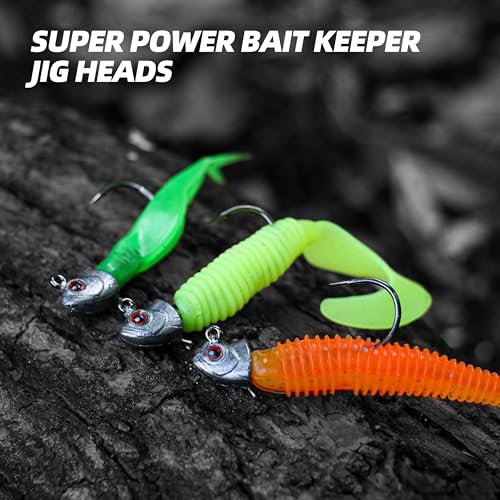 Swimbait Jig Heads, 20PCS/Box, 4 Size Options, Strong Hook & Anti-Loose Design, Ideal for Freshwater & Saltwater Fishing - size: 1/4 oz