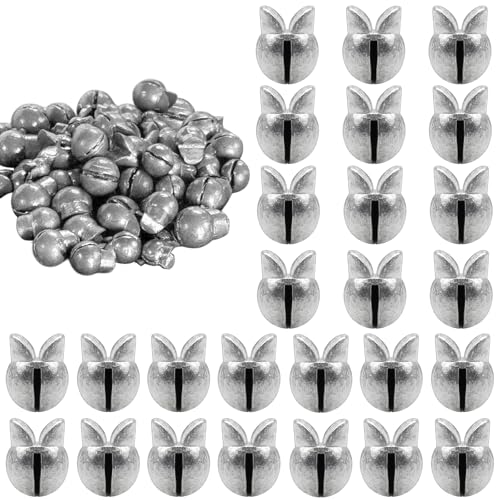 100Pcs Split Shot Fishing Weights Sinkers Open Mouth Design Weight | Large Capacity Removable Lead Assortment Clip On Fishing Accessories for Freshwater Saltwater - style: 1/16oz