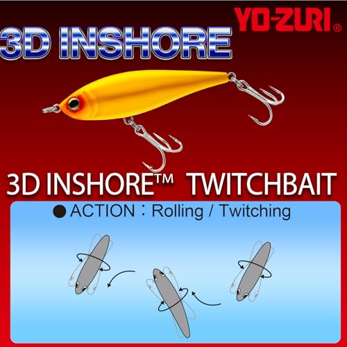 Duel Yo Zuri R 1349 D Inshore - color: Silver Black, size: 2-3/4"