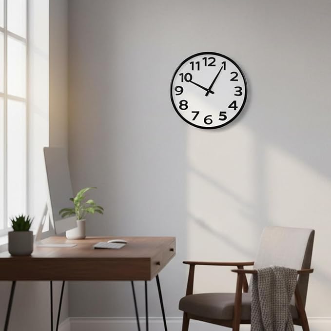 Crosstime 20 Inch Large Wall Clock