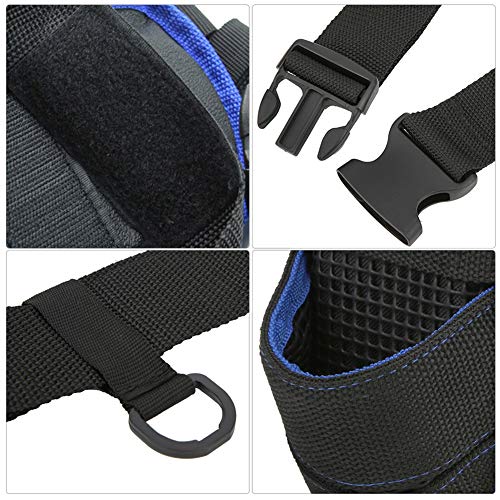 Milltrip Fishing Waist Belt, Lightweight Waist Fishing Rod Holder Oxford Fabric Belt Strap Angling Tools Accessories
