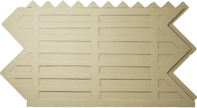 EverStone Herringbone Faux Brick Panel, 46 1/2"W x 25 1/4"H x 1"D, Burnished