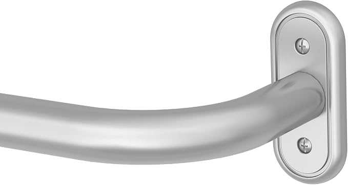 Curtain Rods 32-46 Inch, 1 Inch Adjustable Heavy Duty Room Darkening Window