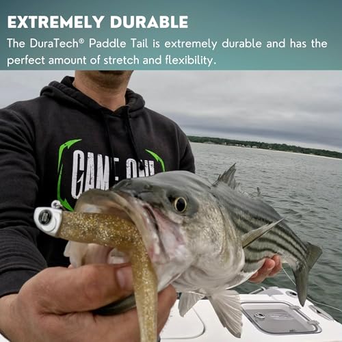 DuraTech® Paddle Tail - color: Green Mackerel, size: 6" - Pack of 3
