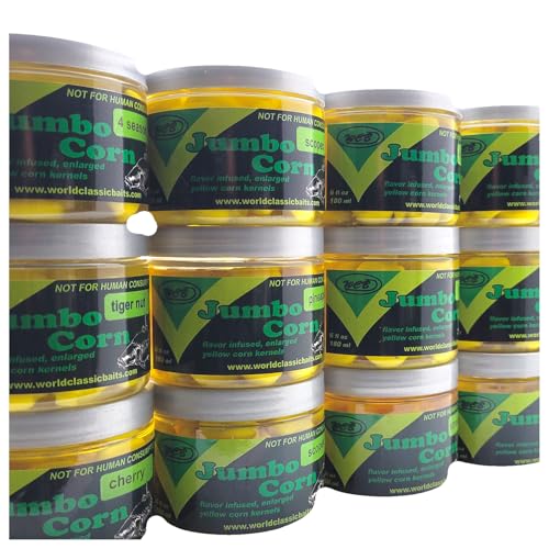 WCB Carp Baits - Flavored Jumbo Corn Bait - Ideal for Carp Fishing - style: Flavor: 4Season