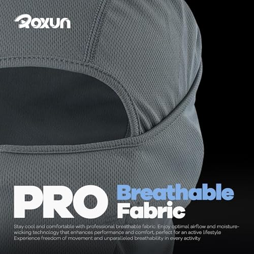 ROXUN Ski Mask Balaclava, Motorcycle Summer Cooling Breathable UV Protector - color: One Yellow