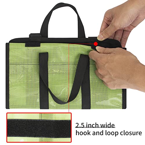 Lure Bag 6 Pocket PVC Protective Cover Durable Fishing Bag | Trolling Lure Tackle Box - size: Medium