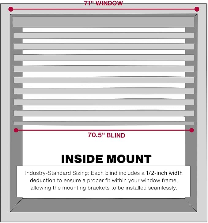 LOTUS & WINDOWARE Cordless Mini Blind, Window Blinds