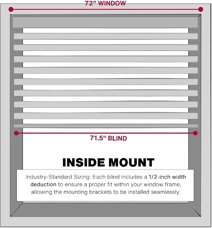LOTUS & WINDOWARE Cordless Mini Blind, Window Blinds