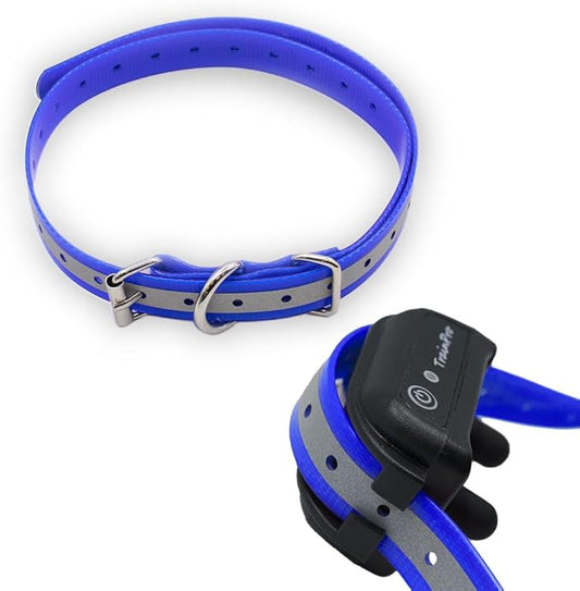 Universal 27 ½” X ¾” Replacement Band Strap for Dog Training Collar - Adjustable Waterproof TPU for Remote E-Collar, Static/Vibration Shock Trainer, Fits Most Bark Control & Obedience Devices