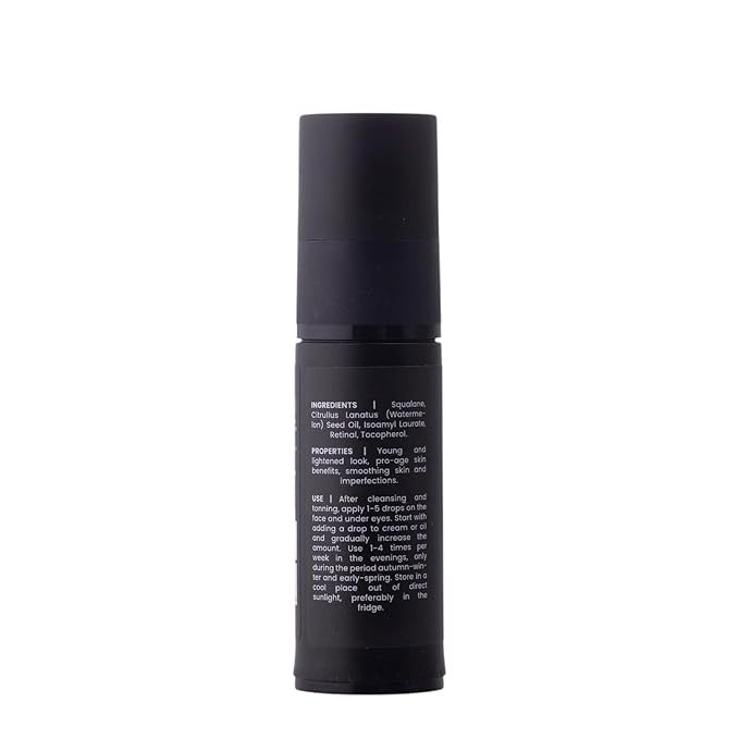 Liquid Happiness Anti Aging 0.3% Retinaldehyde Serum for Face & Eyes - Retinal Discoloration Correcting Serum with Fast Absorbing Squalane - Boosts Firmness - Vegan, 30 ml/Net 1.01 Fl. Oz