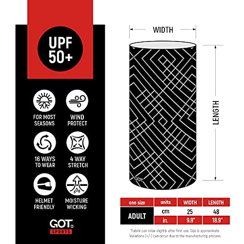 UPF 50+ Fishing Neck Gaiter - UV Face Mask Sun Protection for Men Women | Moisture-Wicking, Quick-Drying, Built-in SPF, UVA/UVB Blocking, Hunting Camo Design, Versatile Headwear - color: Aqua Stone
