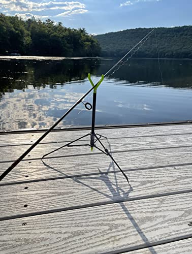FISHIN' STIX All Terrain Combo - Includes 30" Rod Holder and All Terrain Stand Tripod - style: Orange