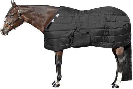 Dura-Nylon V-Free Horse Stable Blanket | Custom Fit & Breathable Winter Horse Sheet | Medium Weight Horses Blankets