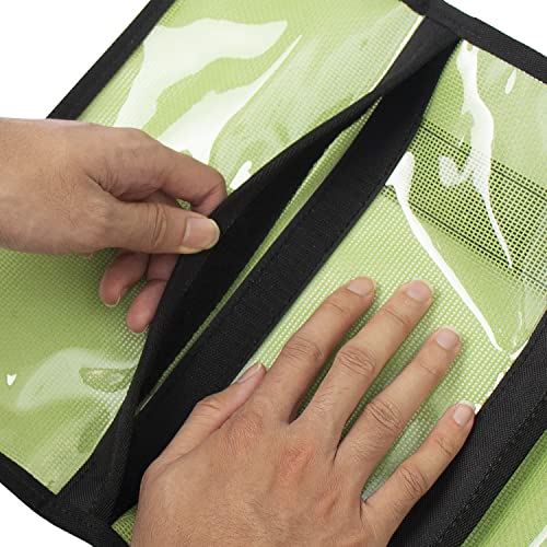 Lure Bag 6 Pocket PVC Protective Cover Durable Fishing Bag | Trolling Lure Tackle Box - size: Medium