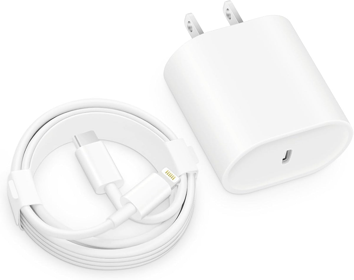 Fast Charger i Phone, 20W USB C Block with 6Ft Cable Compatible with IP 14/14 Pro/14 Plus/14 Pro Max/13/13 Mini/13 Pro/13 Pro Max/12/11/X & More