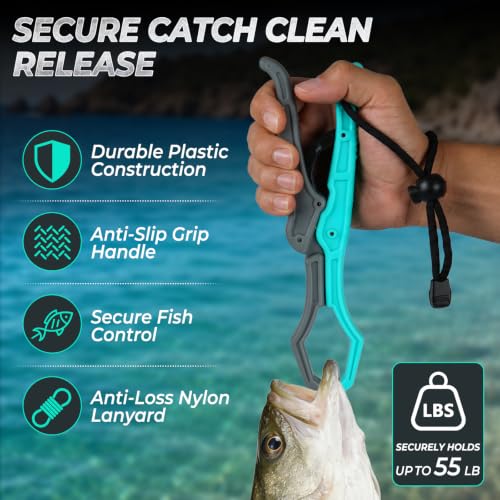 Jenseits Fishing Tool Kit, Fish Gripper, Fishing Pliers, Digital Fish Scale, Fillet Knife, Hook Remover & Fishing Accessories Set, Freshwater Saltwater Fishing Gear, Fishing Gifts for Men Angler - size: 6pcs (with scale)