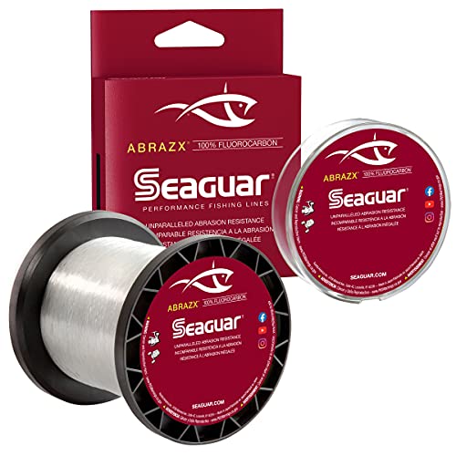 Seaguar AbrazX Freshwater Abrasion Resistant Fluorocarbon Fishing Line for Docks, Rocks, Weeds, & Logs - Multiple Sizes - style: 20lbs/1000yds
