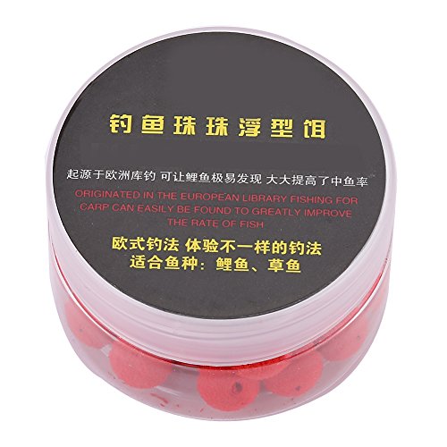 Yctze 30 Pack Carp Fishing Foam Up Soft Pellets Baits | 10/12mm Size | HighQuality Floating Lures for Effective Carp Catching (Red Strawberry Flavor 10MM)