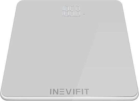 INEVIFIT Bathroom Scale, Highly Accurate Digital Bathroom Body Scale, Precisely Measures Weight up to 400 lbs