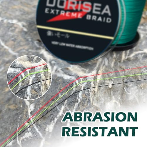 Extreme Braid 100% Pe Moss Green Braided Fishing Line 109Yards-2187Yards 6-550Lb Test Fishing Wire Fishing String Incredible Superline Zero Stretch - size: 100m/109Yards 500lb/2.0mm(16Strands)