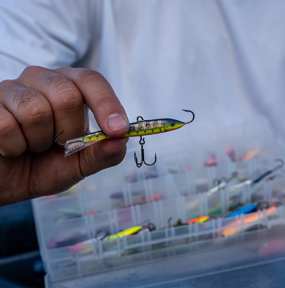 Rapala Rapala Jigging Rap - color: Glow Hot Perch, size: Body Length: 3-1/2"