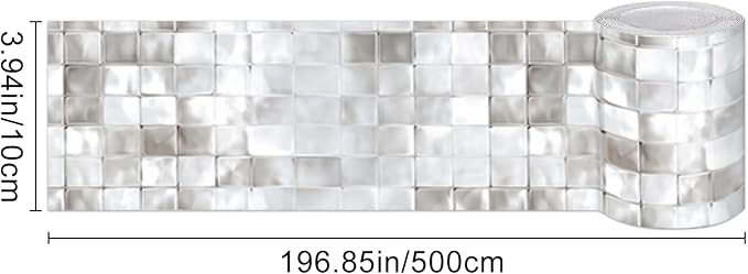 HOMETITUTE Wallpaper Border Peel and Stick Decorative Wall Trim Self Adhesive