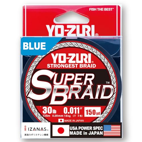 Duelsuperbraid-and-Braided-Fishing-line - color: Blue, size: 30 lb