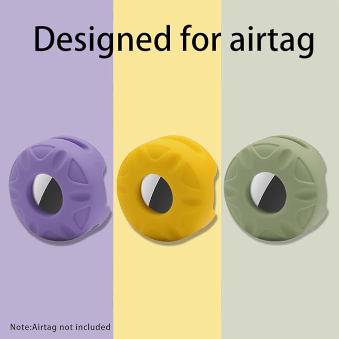 Airtag Cat Collar Breakaway, Safety Kitten Collar with Apple Airtag Holder,Cute GPS Cat Collar with Bell[Purple], Lightweigh Tracker Cat Collars for Girl Boy Cats, Kittens and Puppies