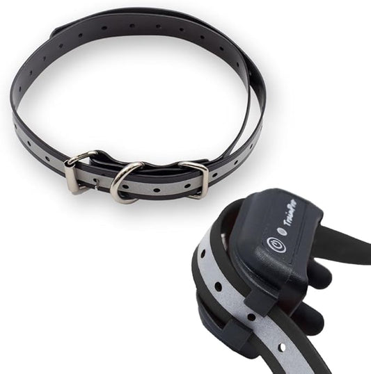 Universal 27 ½” X ¾” Replacement Band Strap for Dog Training Collar - Adjustable Waterproof TPU for Remote E-Collar, Static/Vibration Shock Trainer, Fits Most Bark Control & Obedience Devices