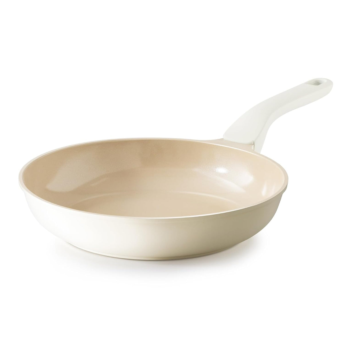 PRICUSIS Nonstick Ceramic Frying Pan, 8/10/12 Inch Non Toxic Skillet, Egg & Omelet & Chef's Pan, Induction Compatible & Oven Safe, Dishwasher Safe,PTFE PFAS & PFOA Free (8-Inch, Gray)