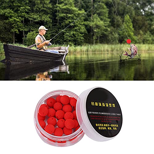 Yctze 30 Pack Carp Fishing Foam Up Soft Pellets Baits | 10/12mm Size | HighQuality Floating Lures for Effective Carp Catching (Red Strawberry Flavor 10MM)