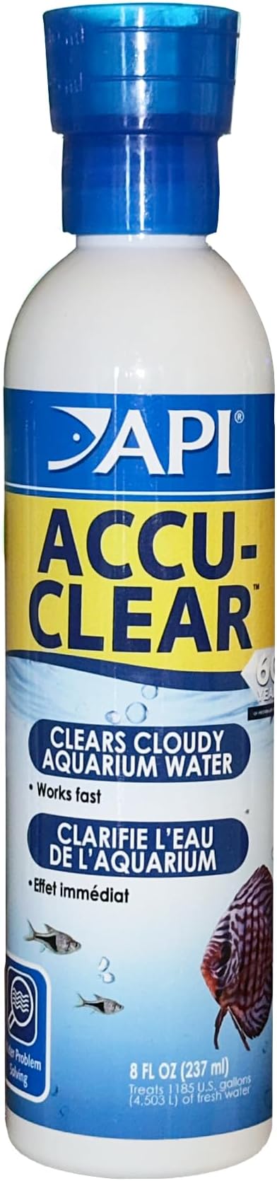 API ACCU-CLEAR Freshwater Aquarium Water Clarifier 8-Ounce Bottle