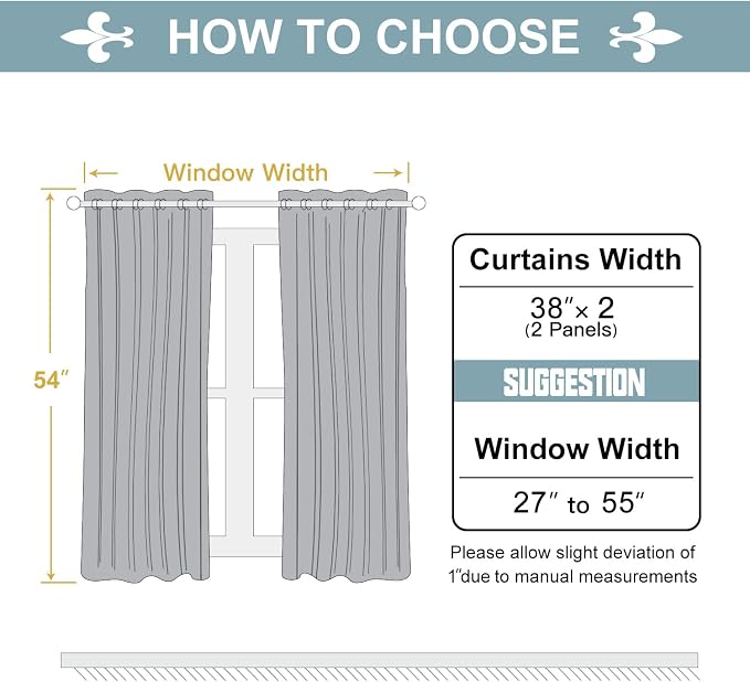 ChrisDowa Grommet Room Darkening Curtains