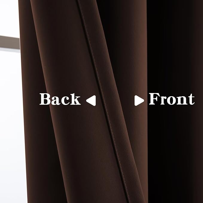 IGEMAEVE Blackout Sliding Door Curtains 96 Inch Length, Extra Wide Room Divider