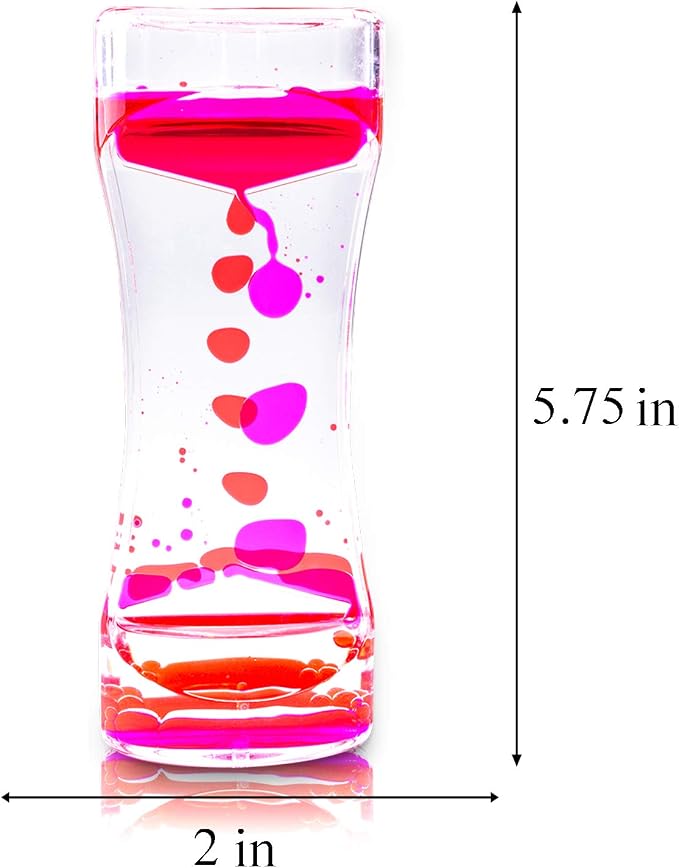 Super Z Outlet Liquid Motion Bubbler for Sensory Play, Fidget Toy, Children Activity, Desk Top, Assorted Colors (1 Piece) (Pack of 3)