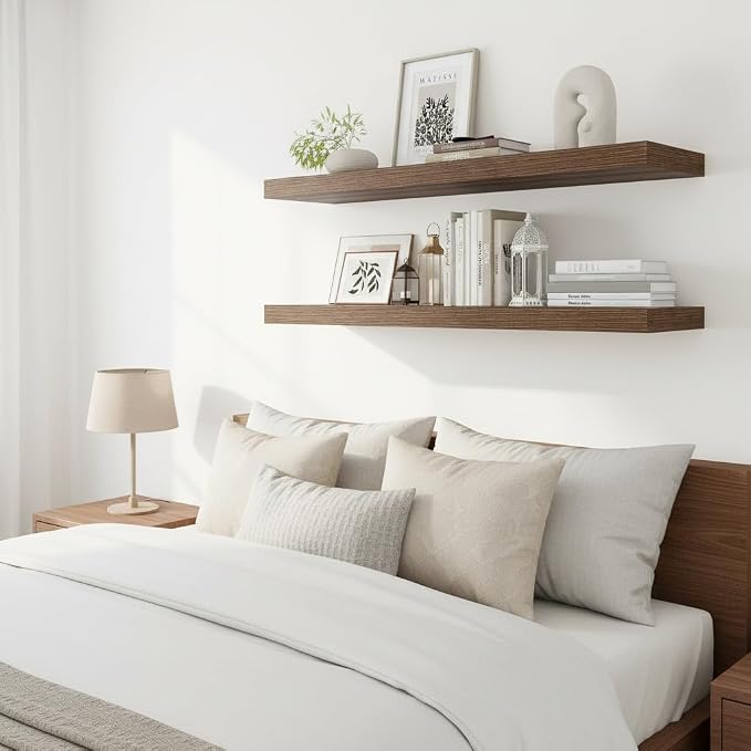 Vivelove Farmhouse Floating Shelves